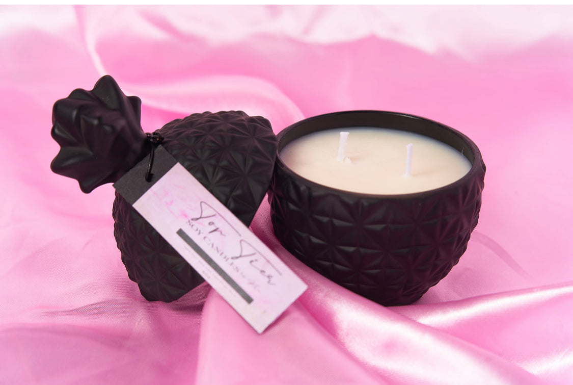 Exclusive Pineapple Candle 8oz 2 Wick